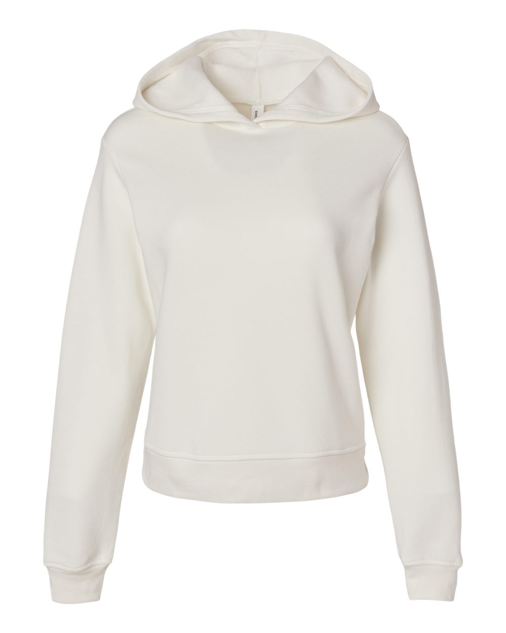 White hoodie on a white background