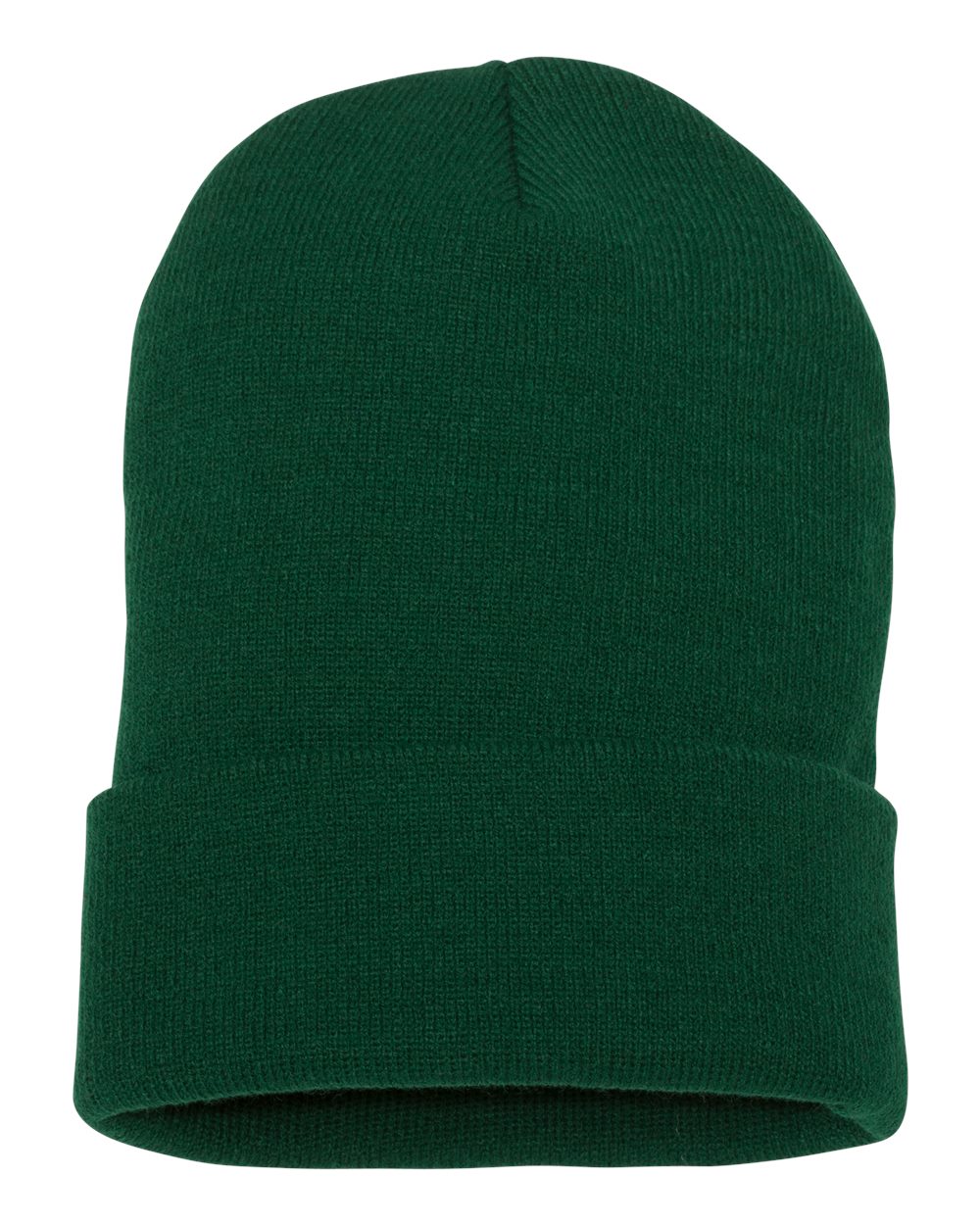 Spruce beanie on a white background