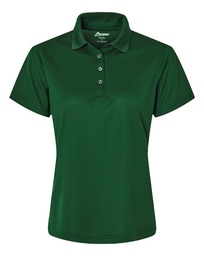 Hunter Green polo shirt on a white background