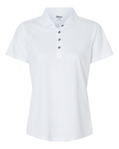 White polo shirt on a white background
