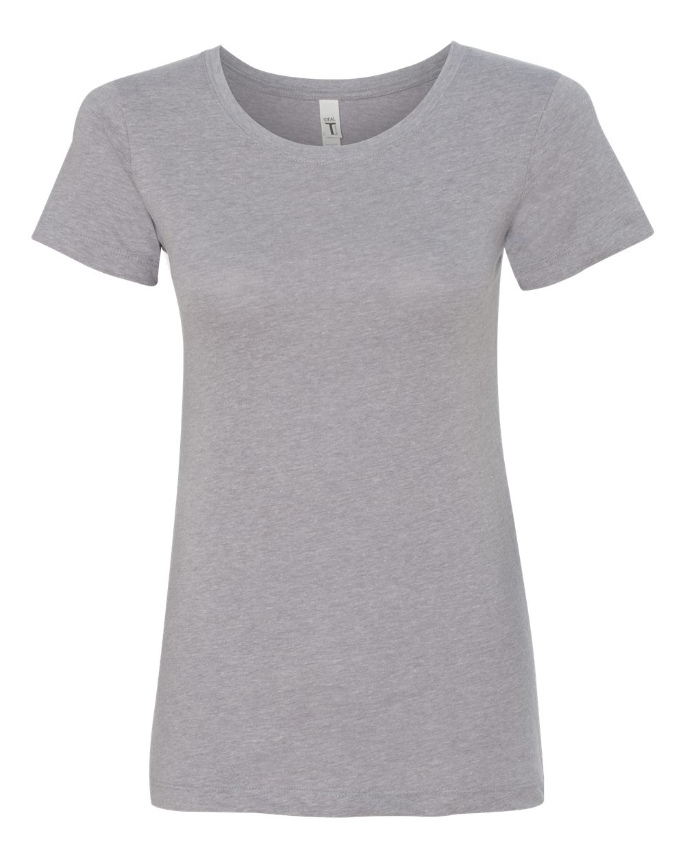 Heather Gray t-shirt on a white background