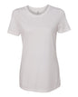 Plain white t-shirt on a white background
