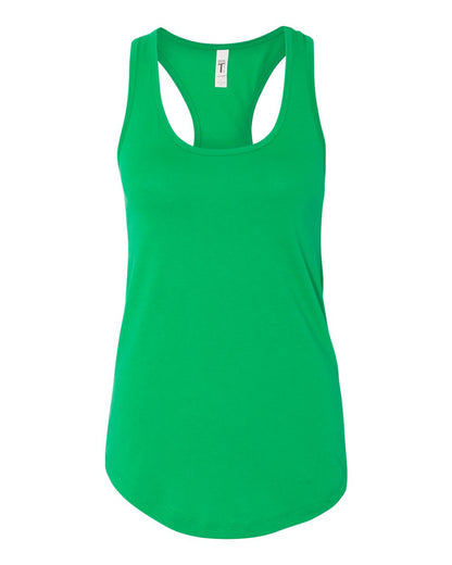 Kelly Green tank top on a white background