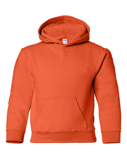 Orange hoodie on a white background