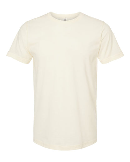 natural white t-shirt on a white background