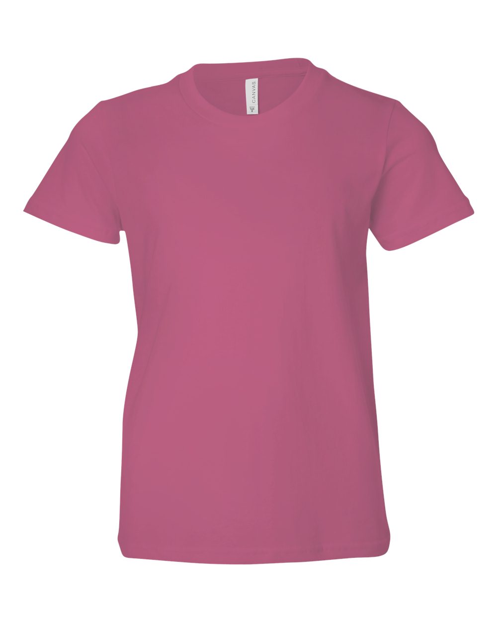 Berry Pink t-shirt on a white background