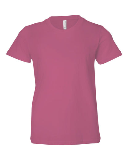 Berry Pink t-shirt on a white background