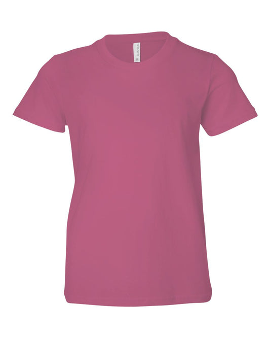 Berry Pink t-shirt on a white background