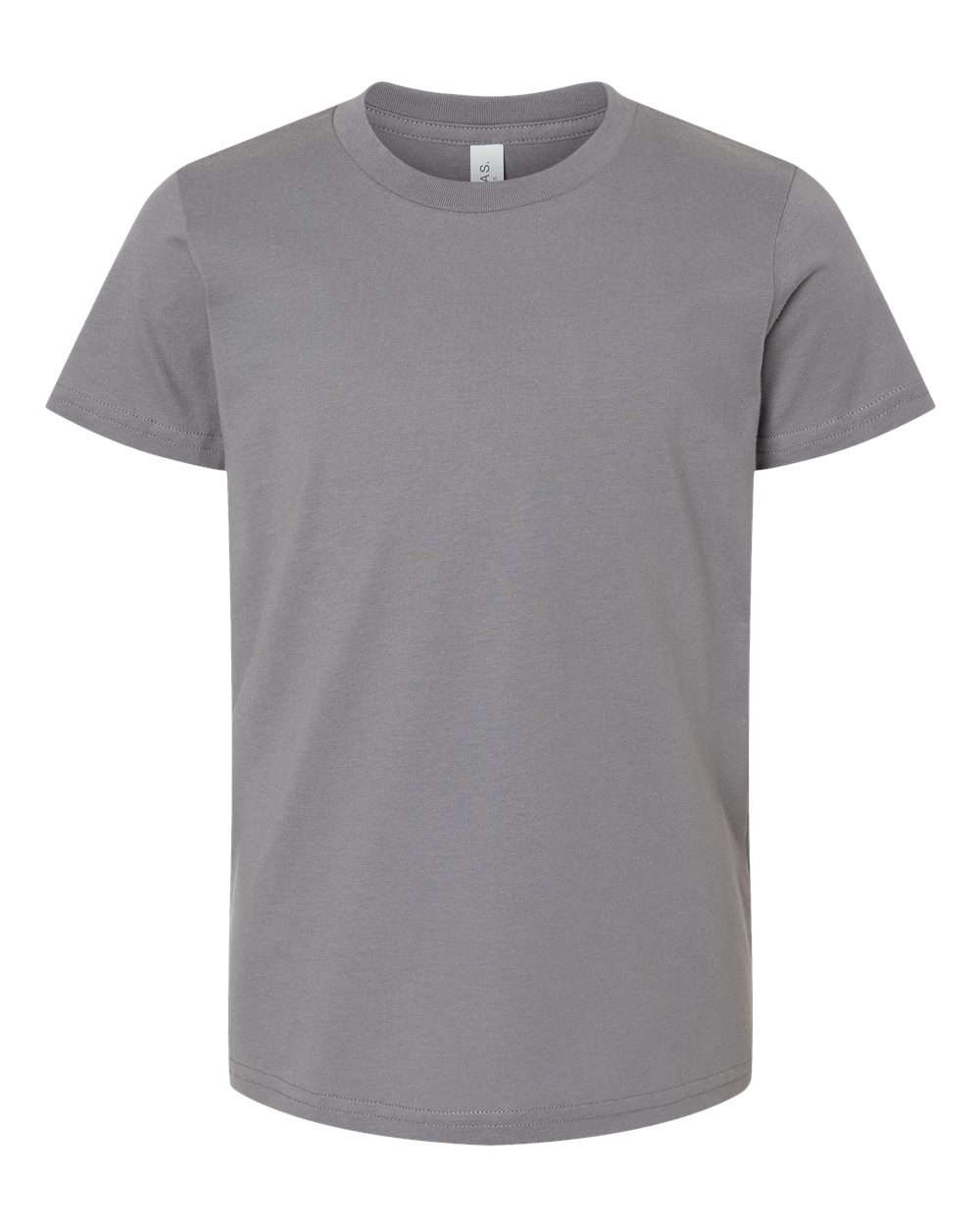 Plain gray t-shirt on a white background