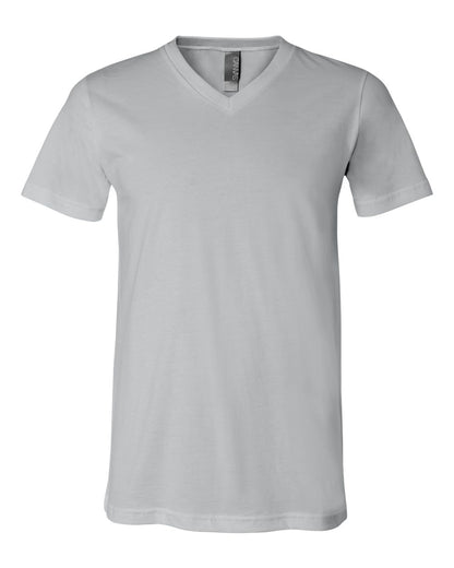 Silver t-shirt on a white background