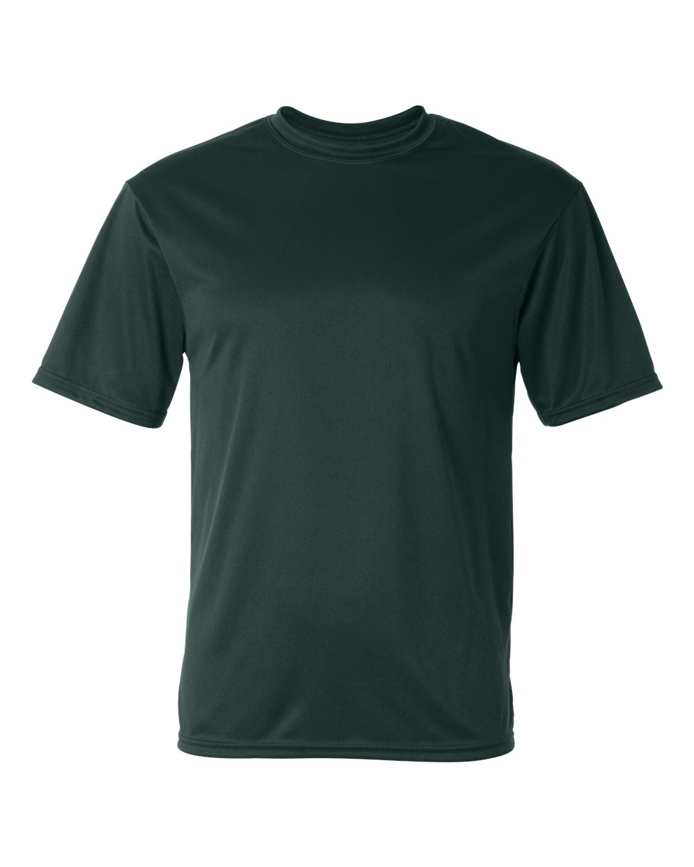 Dark green t-shirt on a white background