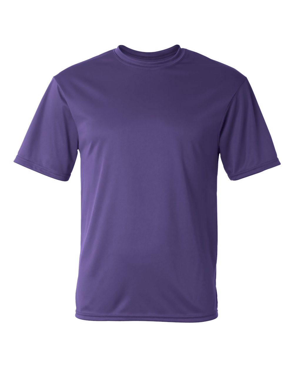 Purple t-shirt on a white background