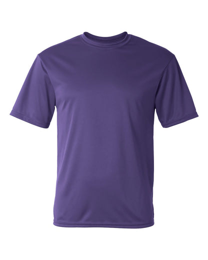 Purple t-shirt on a white background