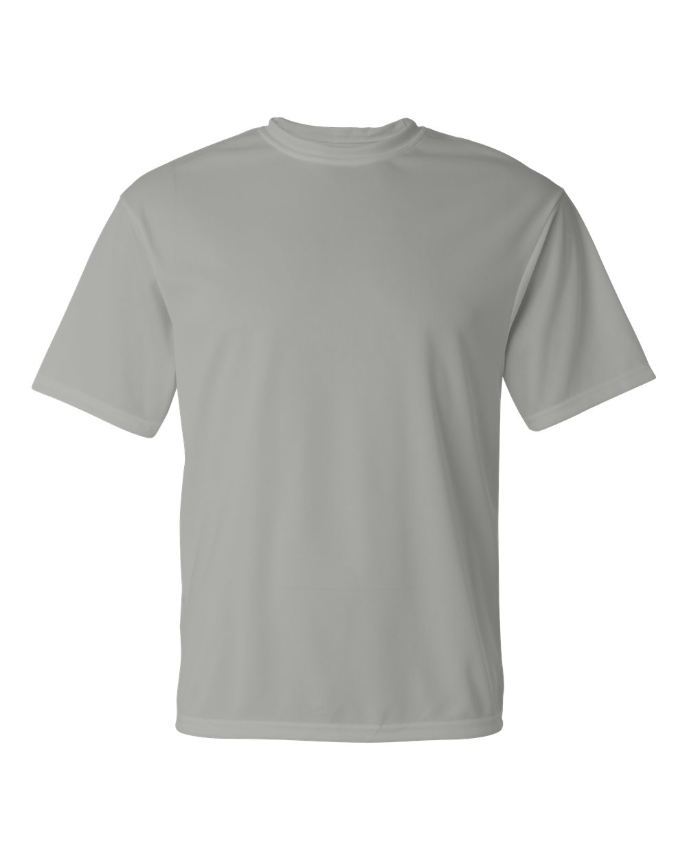 Gray t-shirt on a white background