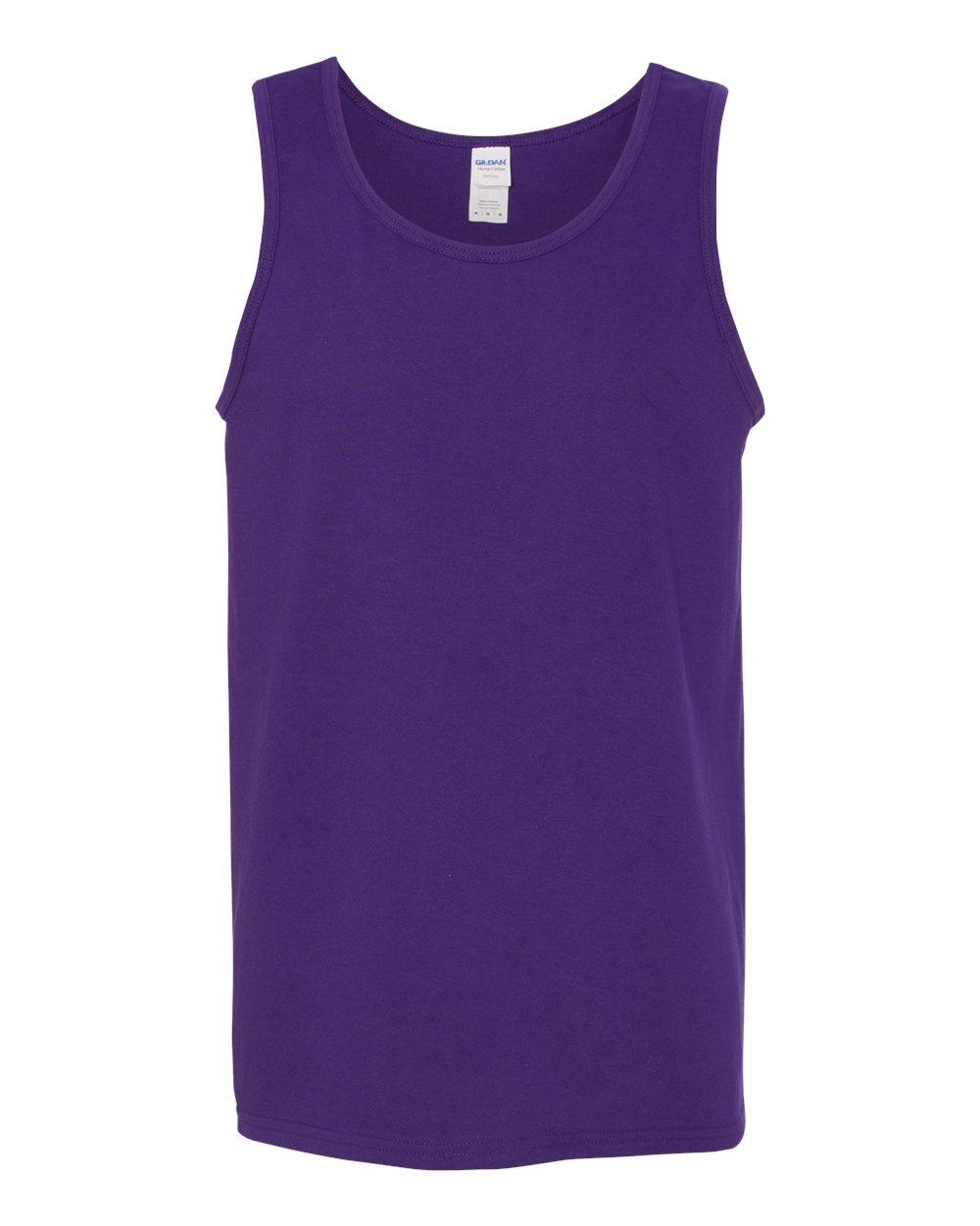Purple tank top on a white background