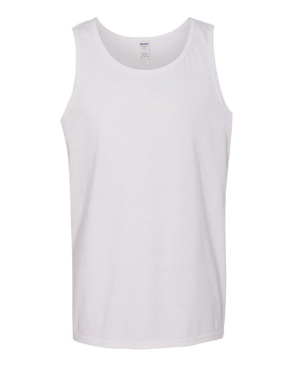 White tank top on a white background