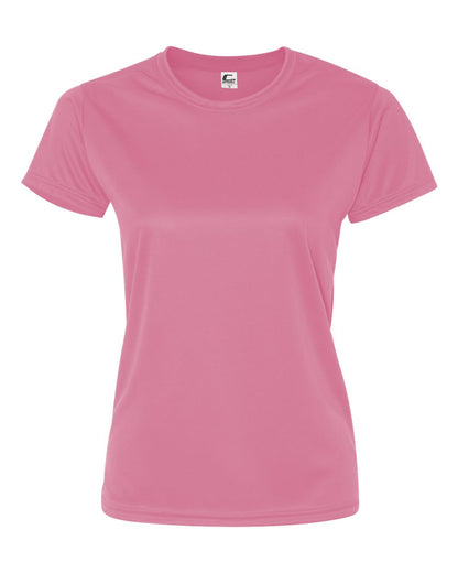 Pink t-shirt on a white background