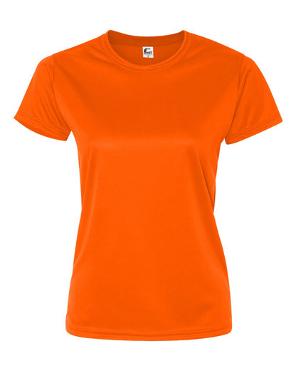 Safety Orange t-shirt on a white background 