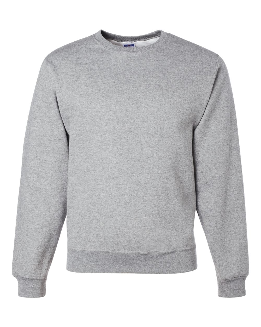 Gray sweatshirt on a white background