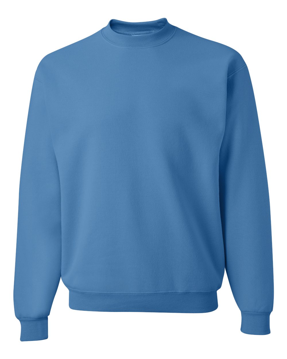 Blue sweatshirt on a white background