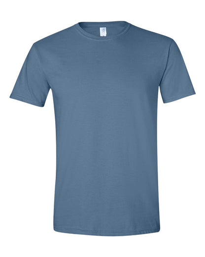 Plain blue t-shirt on a white background