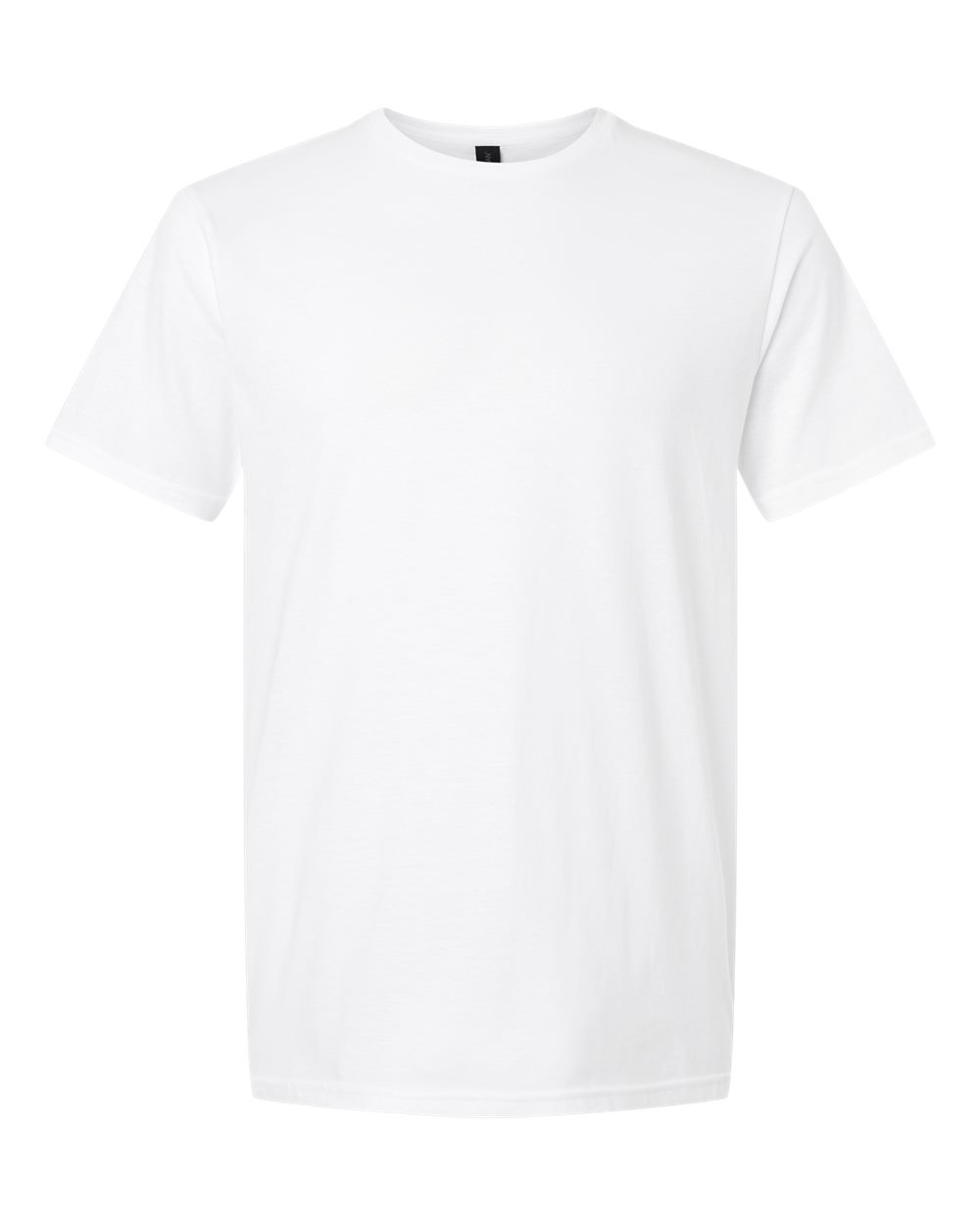 Plain white t-shirt on a white background