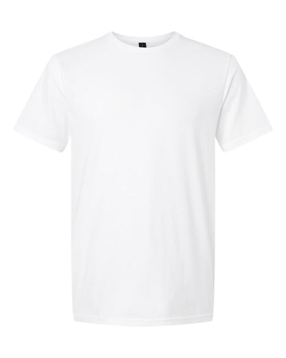 Plain white t-shirt on a white background