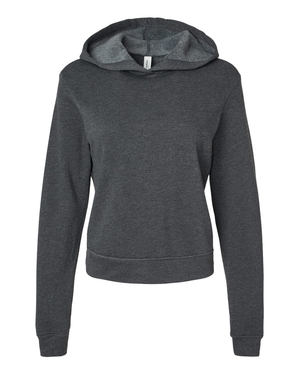 Dark gray hoodie on a white background