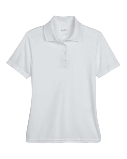 White polo shirt on a white background