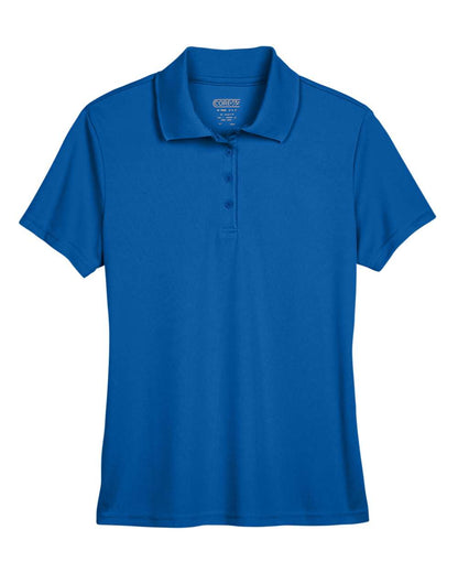 True Blue polo shirt on a white background
