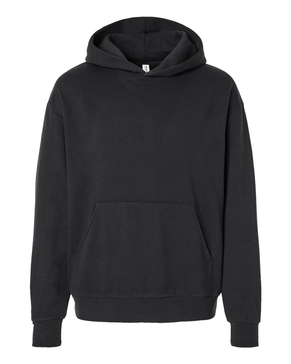 Black hoodie on a white background