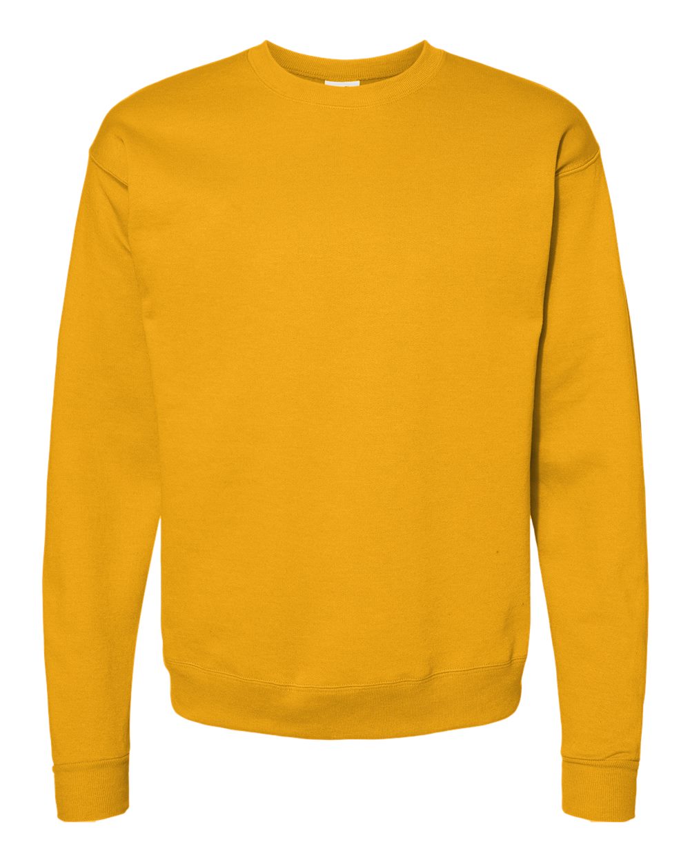 Yellow sweatshirt on a white background