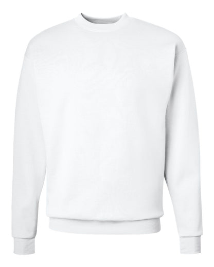 White sweatshirt on a white background