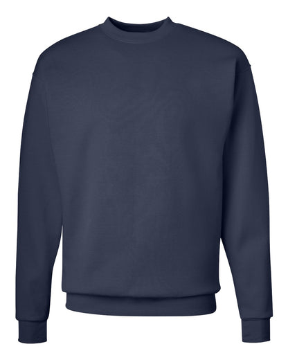 Navy blue sweatshirt on a white background