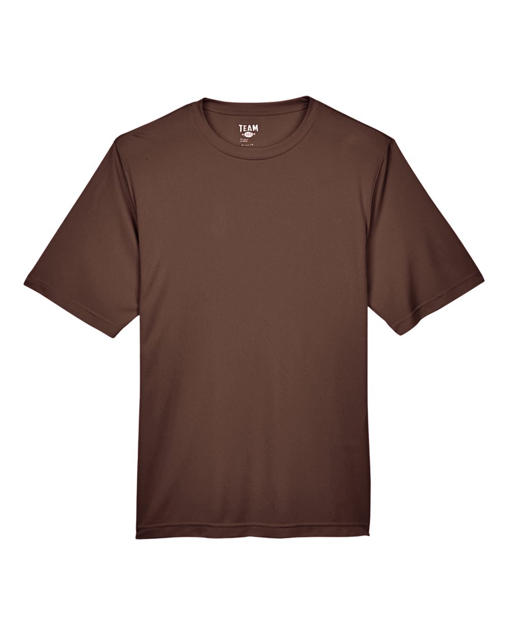 Brown t-shirt on a white background