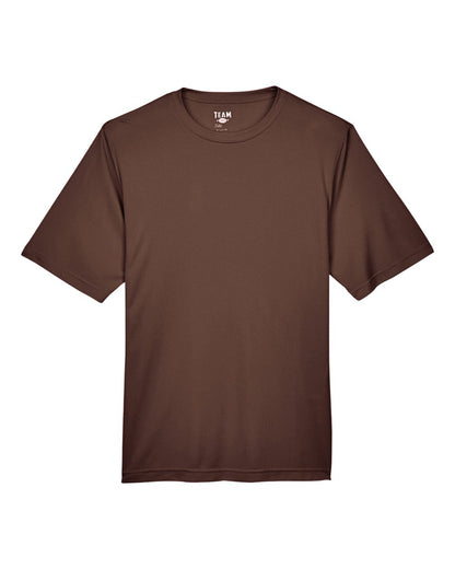 Brown t-shirt on a white background