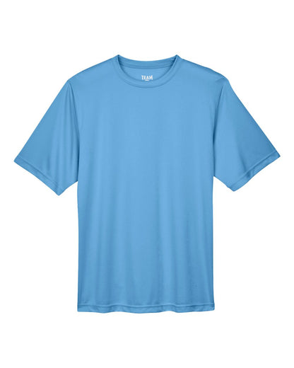 Blue t-shirt on a white background