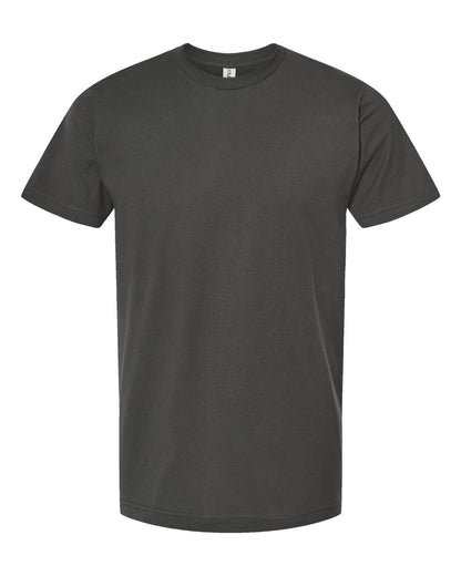 Black t-shirt on a white background