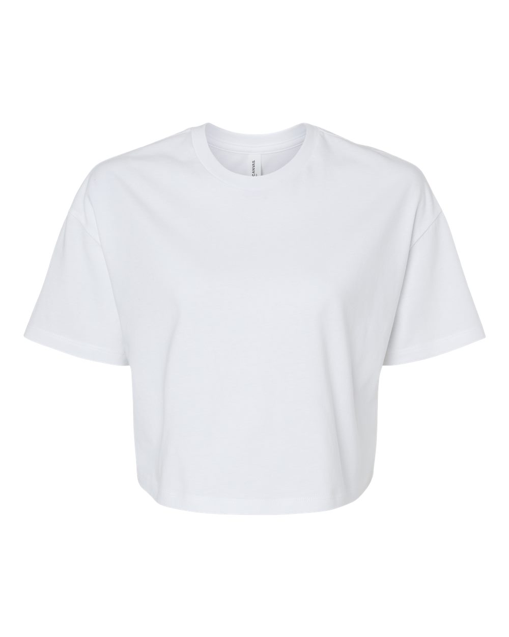 White t-shirt on a white background