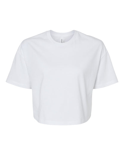 White t-shirt on a white background