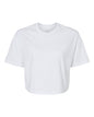 White t-shirt on a white background